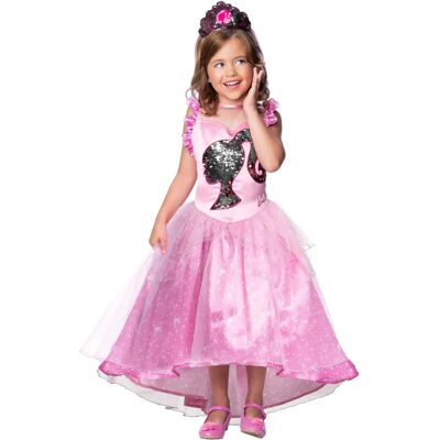 Rubie's Barbie Prinzessinnenkostüm für Kinder - Pink - 3-4 Jahre Rubie's Barbie Prinzessinnenkostüm für Kinder - Pink - 3-4 Jahre