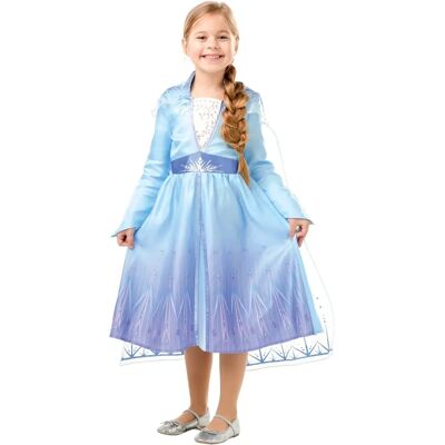 Costume Elsa Frozen 2 de Lacey Wigs - Bleu/Violet/Blanc - Enfant - Publicité Costume Elsa Frozen 2 de Lacey Wigs - Bleu/Violet/Blanc - Enfant - Publicité