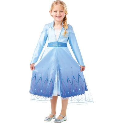 Costume Elsa Frozen 2 Disney pour filles - Bleu/Blanc/Argent - Costumes - Publicité Costume Elsa Frozen 2 Disney pour filles - Bleu/Blanc/Argent - Costumes - Publicité