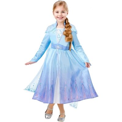 Costume de voyage Elsa Deluxe de Rubie's - La Reine des Neiges 2 - 7-8 ans - Publicité Costume de voyage Elsa Deluxe de Rubie's - La Reine des Neiges 2 - 7-8 ans - Publicité