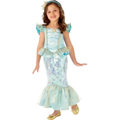Disfraz de Sirena Rubies - Vestido y Diadema - S Disfraz de Sirena Rubies - Vestido y Diadema - S