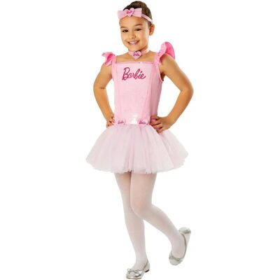Déguisement de ballerine Barbie de Rubies pour enfants - Rose et Paillettes Déguisement de ballerine Barbie de Rubies pour enfants - Rose et Paillettes