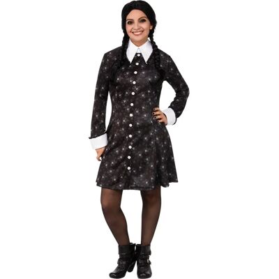 Rubie'S Wednesday - La Famille Addams - Mercredi - Déguisement Adulte - Taille X Rubie'S Wednesday - La Famille Addams - Mercredi - Déguisement Adulte - Taille X