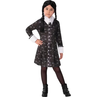 Disfraz de Wednesday Addams de Rubie's para niña - Disfraces Disfraz de Wednesday Addams de Rubie's para niña - Disfraces