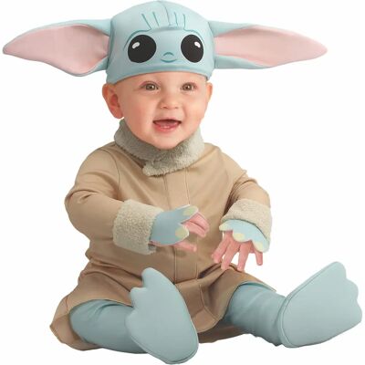 Dětský kostým Baby Yoda - 0-6 měsíců Dětský kostým Baby Yoda - 0-6 měsíců