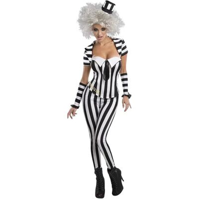Costume Beetlejuice di Rubie's - Nero Media - Costumi da Donna Costume Beetlejuice di Rubie's - Nero Media - Costumi da Donna