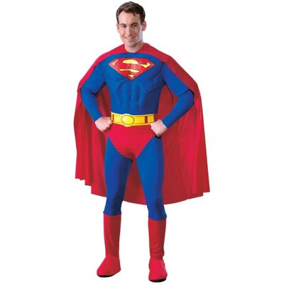 Fantasia do Superman da Rubie's - Peitoral musculoso, Vermelho, Médio Fantasia do Superman da Rubie's - Peitoral musculoso, Vermelho, Médio