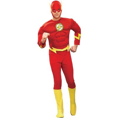Rubie's The Flash Justice League DC Comics Deluxe Muskulany Męski Kostium - Kostiumy Rubie's The Flash Justice League DC Comics Deluxe Muskulany Męski Kostium - Kostiumy