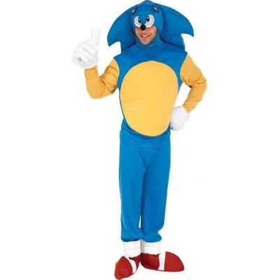 Strój Sonic The Hedgehog - Niebieski, Żółty, Standard/X-Large Strój Sonic The Hedgehog - Niebieski, Żółty, Standard/X-Large