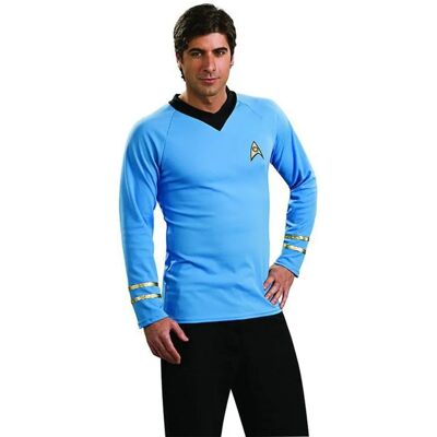 Chemise Bleue Grande Star Trek - Chemise - Publicité Chemise Bleue Grande Star Trek - Chemise - Publicité