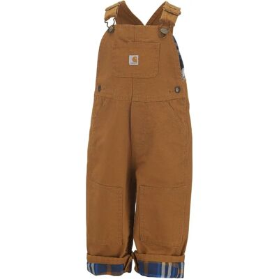 Carhartt Baby Boys' Canvas Overall - Flannel Lined - 12 Months Carhartt Baby Boys' Canvas Overall - Flannel Lined - 12 Months