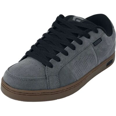 Etnies Kingpin Grey Black Gum Skate Trainers - Skateshoes Etnies Kingpin Grey Black Gum Skate Trainers - Skateshoes