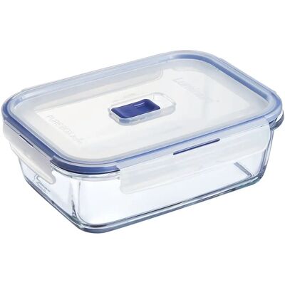 Recipiente de vidro retangular Luminarc Bicolor - 122cl Recipiente de vidro retangular Luminarc Bicolor - 122cl