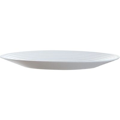 Luminarc Harena Weißer Glass-Teller - 25 cm Luminarc Harena Weißer Glass-Teller - 25 cm