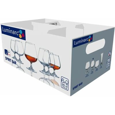 Verre ballon transparent Luminarc Spirit Bar - 250 ml - Publicité Verre ballon transparent Luminarc Spirit Bar - 250 ml - Publicité