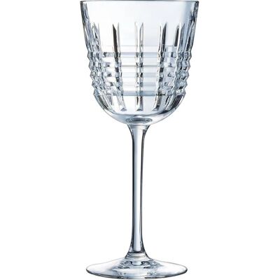 Cristal d'Arques Rendez-vous - 6 Verres à pied - 35cl - Publicité Cristal d'Arques Rendez-vous - 6 Verres à pied - 35cl - Publicité