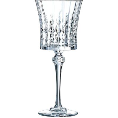 Verre à vin transparent Lady Diamond de Cristal d’Arques Paris - 27 cl - Pack de 6 - Publicité Verre à vin transparent Lady Diamond de Cristal d’Arques Paris - 27 cl - Pack de 6 - Publicité