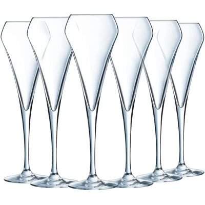 Chef & Sommelier 6 Champagne Flutes Open'Up - Champagne Flute Chef & Sommelier 6 Champagne Flutes Open'Up - Champagne Flute