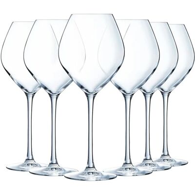 Chef & Sommelier - Wine Glasses 55cl Cheer Up - Elegant Angular Design Chef & Sommelier - Wine Glasses 55cl Cheer Up - Elegant Angular Design