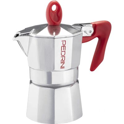 Caffettiera Pedrini rossa - 1 Caffettiera Pedrini rossa - 1