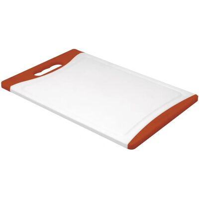 PEDRINI Modello 44x30 CM Tagliere in plastica con bordi in gomma rossa PEDRINI Modello 44x30 CM Tagliere in plastica con bordi in gomma rossa