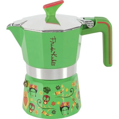 Pedrini 3TZ FRIDA KAHLO - Grün - Espressokocher Pedrini 3TZ FRIDA KAHLO - Grün - Espressokocher