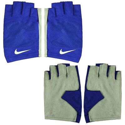Nike Logo Blau Weiß Herren Rugby Handschuhe - Rugby Gloves Nike Logo Blau Weiß Herren Rugby Handschuhe - Rugby Gloves