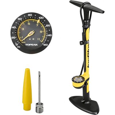 Topeak JoeBlow Sport III Pump - Yellow Topeak JoeBlow Sport III Pump - Yellow