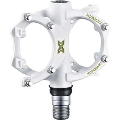 Xpedo Traverse Eight XCF08MC - Pedale - Blanc - Léger - Compatible Shimano - Publicité Xpedo Traverse Eight XCF08MC - Pedale - Blanc - Léger - Compatible Shimano - Publicité