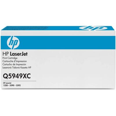 Toner HP Q5949XC Noir Original pour LaserJet 1320 - Grande Capacité - Publicité Toner HP Q5949XC Noir Original pour LaserJet 1320 - Grande Capacité - Publicité