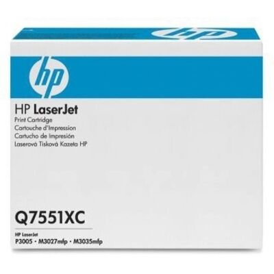 Hewlett-Packard Q7551X Toner Noir Grande Capacité - Cartouche de toner d'imprimante - Publicité Hewlett-Packard Q7551X Toner Noir Grande Capacité - Cartouche de toner d'imprimante - Publicité