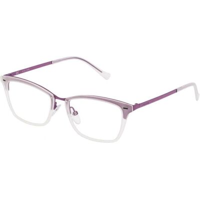 Police VPL2845108NV Monture de Lunettes Pour Femmes Violet - Cadre de Lunettes Police VPL2845108NV Monture de Lunettes Pour Femmes Violet - Cadre de Lunettes