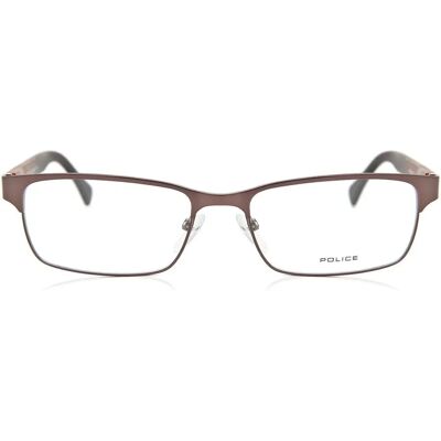 Police VPL431K 0K03 Marron - Monture de lunettes - Publicité Police VPL431K 0K03 Marron - Monture de lunettes - Publicité