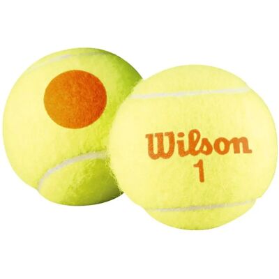 Palline da tennis arancioni Wilson - Stage 2 - Confezione da 3 Palline da tennis arancioni Wilson - Stage 2 - Confezione da 3