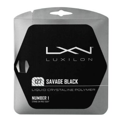 Wilson - Savage 127 - Musta - 1.27 mm - tennisnarut Wilson - Savage 127 - Musta - 1.27 mm - tennisnarut