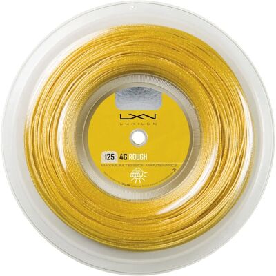 Cuerda de Tenis Luxilon 4G Rough - 200m - Amarillo - Modelo 125 Cuerda de Tenis Luxilon 4G Rough - 200m - Amarillo - Modelo 125