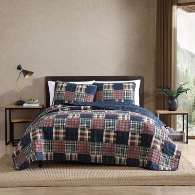 Ensemble de Literie Eddie Bauer - Coton, Reversible Ensemble de Literie Eddie Bauer - Coton, Reversible