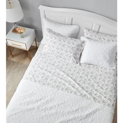Laura Ashley Rosalie Ensemble de Linge de Lit, Twin, Gris - Linge de Lit Laura Ashley Rosalie Ensemble de Linge de Lit, Twin, Gris - Linge de Lit