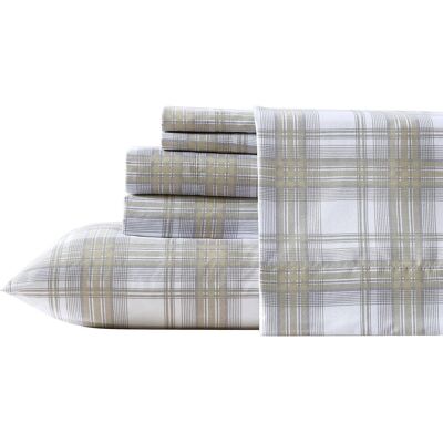 Wrangler - Full Sheet Set - Beige - Dayton Valley Plaid - Sheet Set Wrangler - Full Sheet Set - Beige - Dayton Valley Plaid - Sheet Set