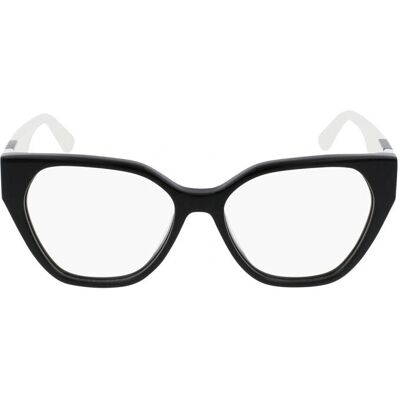 KARL LAGERFELD KL6053 004 - Black/White - Square Eyewear Frames KARL LAGERFELD KL6053 004 - Black/White - Square Eyewear Frames