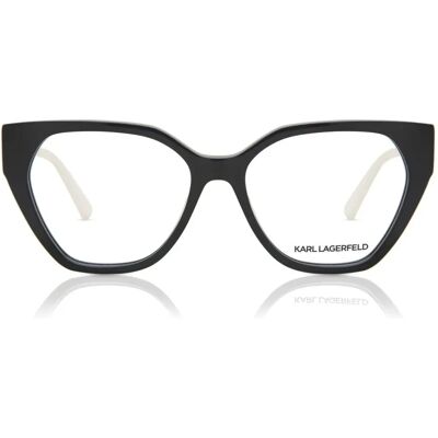 KARL LAGERFELD KL6053 004 - Nero/Bianco - Cornice Occhiali Quadrata KARL LAGERFELD KL6053 004 - Nero/Bianco - Cornice Occhiali Quadrata