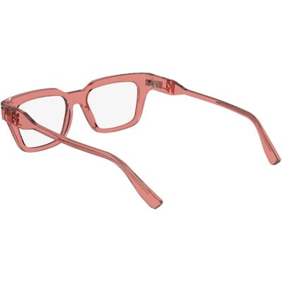 Karl Lagerfeld KL6152 610 Unisex Square Pink Eyewear Karl Lagerfeld KL6152 610 Unisex Square Pink Eyewear