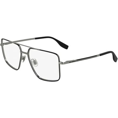 KARL LAGERFELD KL357 044 Schwarz/Silber Piloten Brillenfassung - Brillenrahmen KARL LAGERFELD KL357 044 Schwarz/Silber Piloten Brillenfassung - Brillenrahmen