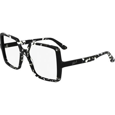 KARL LAGERFELD KL6169 - Monture carrée en acétate noire pour femmes - Publicité KARL LAGERFELD KL6169 - Monture carrée en acétate noire pour femmes - Publicité