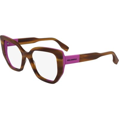 KARL LAGERFELD KL6174 234 Striped Brown/Rose - Eyewear Frames KARL LAGERFELD KL6174 234 Striped Brown/Rose - Eyewear Frames