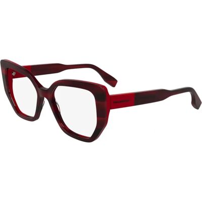 Lagerfeld KL6174 Red Cat Eye Eyeglasses - Eyewear Lagerfeld KL6174 Red Cat Eye Eyeglasses - Eyewear