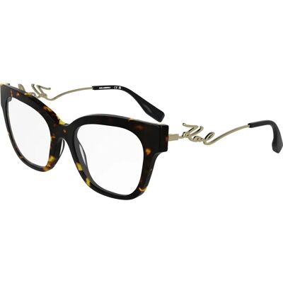 KARL LAGERFELD KL6191 Havanna Brille - Quadratischer Acetat-Rahmen für Damen KARL LAGERFELD KL6191 Havanna Brille - Quadratischer Acetat-Rahmen für Damen