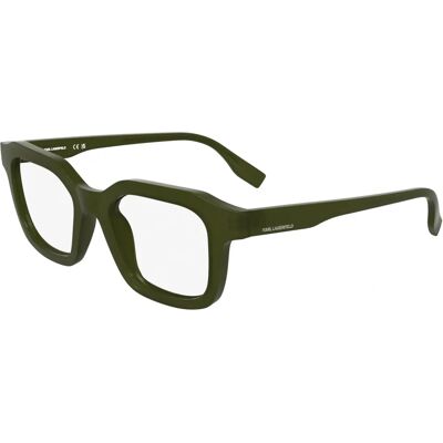 KARL LAGERFELD KL6197 Khaki Eyewear Frames - Rectangular Shape KARL LAGERFELD KL6197 Khaki Eyewear Frames - Rectangular Shape
