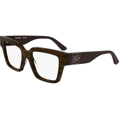 KARL LAGERFELD KL6196 212 Striped Brown - Eyewear Frames KARL LAGERFELD KL6196 212 Striped Brown - Eyewear Frames