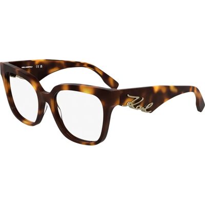 KARL LAGERFELD KL6190 Tortoise Square Acetate Eyewear - Eyewear Frames KARL LAGERFELD KL6190 Tortoise Square Acetate Eyewear - Eyewear Frames